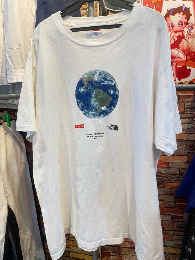 Supreme x tnf tee deals