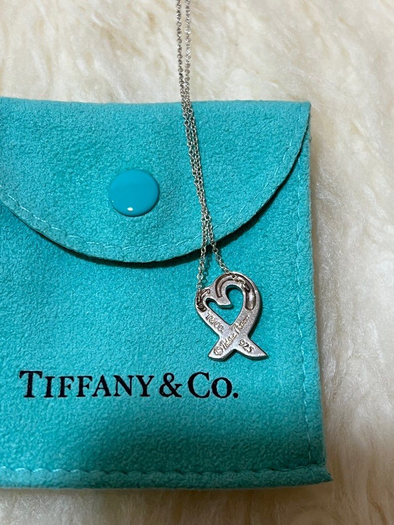 Tiffany Paloma Picasso Loving Heart Pendant Necklace