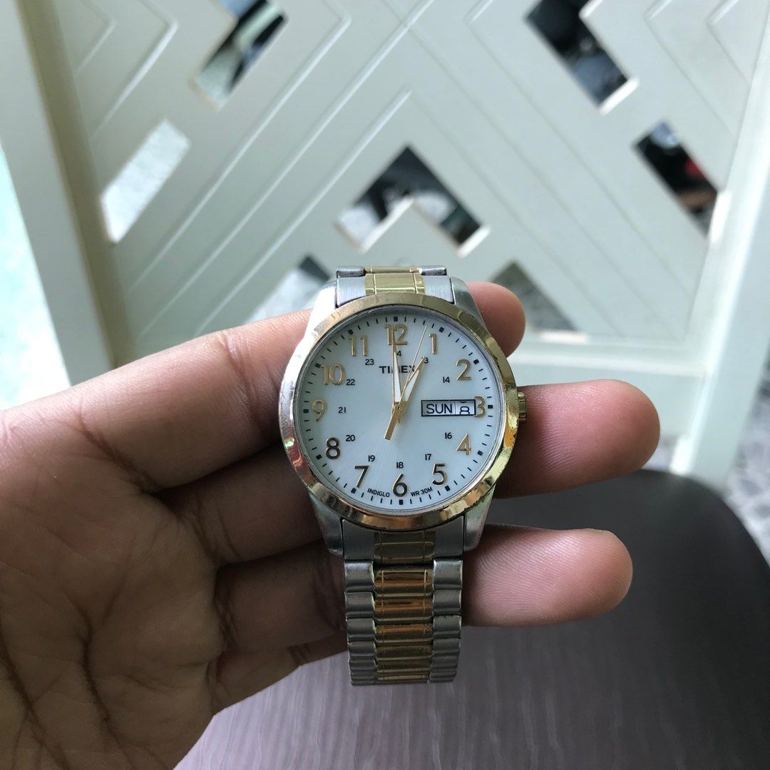 Timex indiglo Fesyen Pria Jam Tangan di Carousell