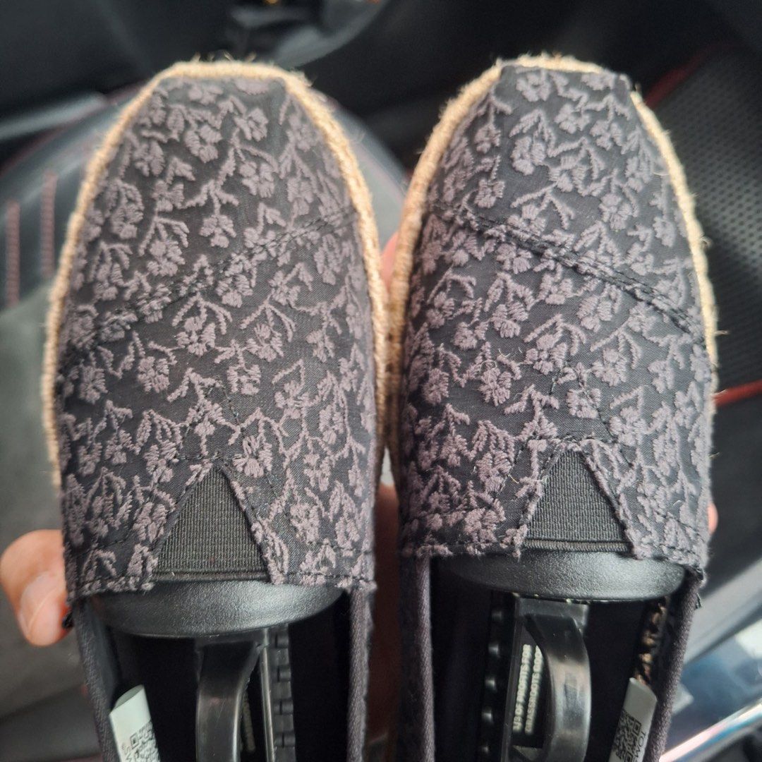 Toms Women Alpargata Black Lace