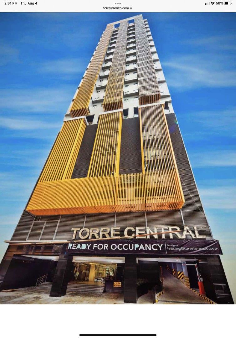 Torre Central Studio for Rent (Category: Apartments & Condos) located in Pasig City. Submitted by mcranque (Listing ID 1318804653, Image 1). Description: studio unit for rent at Torre Central near UST FEU inclusive of dues semi furnished For inquiries 📞☎️ BING 09178836332.