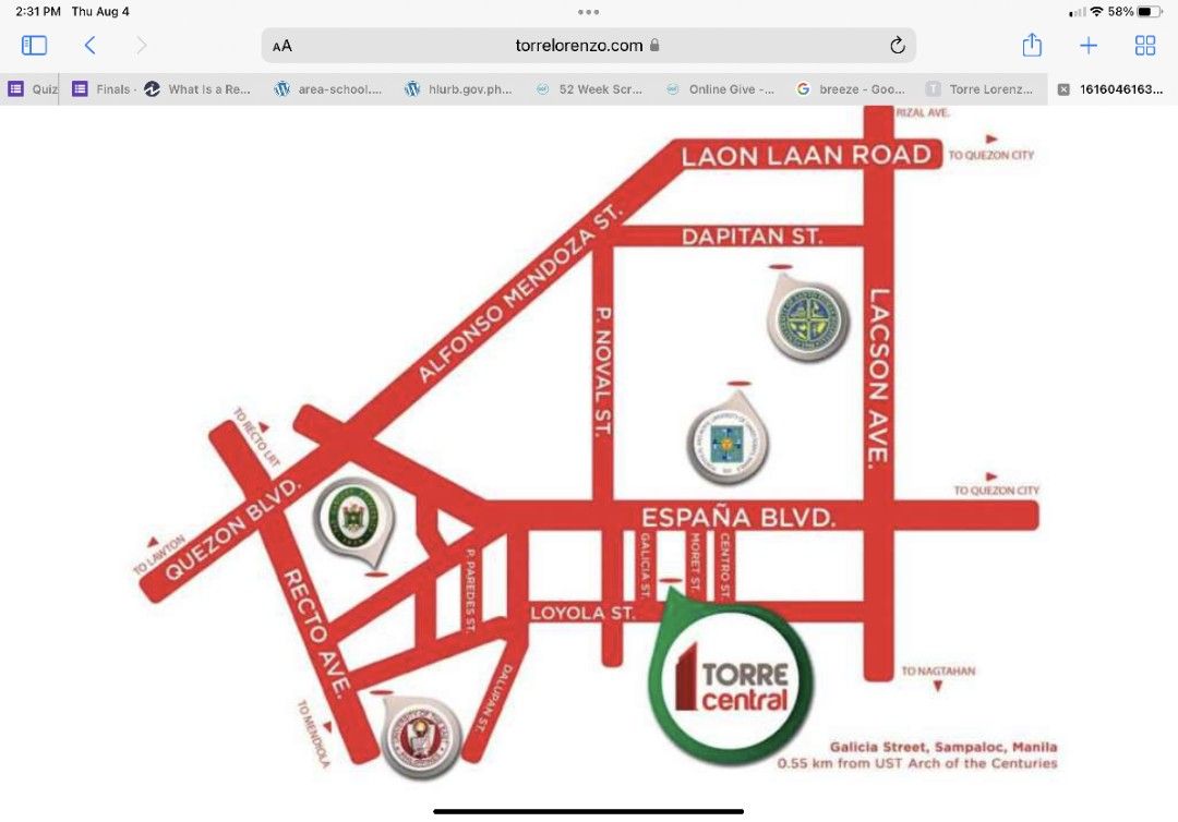 Torre Central Studio for Rent (Category: Apartments & Condos) located in Pasig City. Submitted by mcranque (Listing ID 1318804653, Image 2). Description: studio unit for rent at Torre Central near UST FEU inclusive of dues semi furnished For inquiries 📞☎️ BING 09178836332.