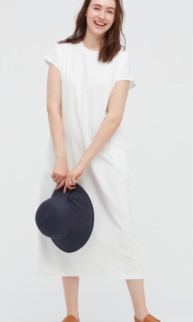 Uniqlo mercerized french sleeve dress outlet