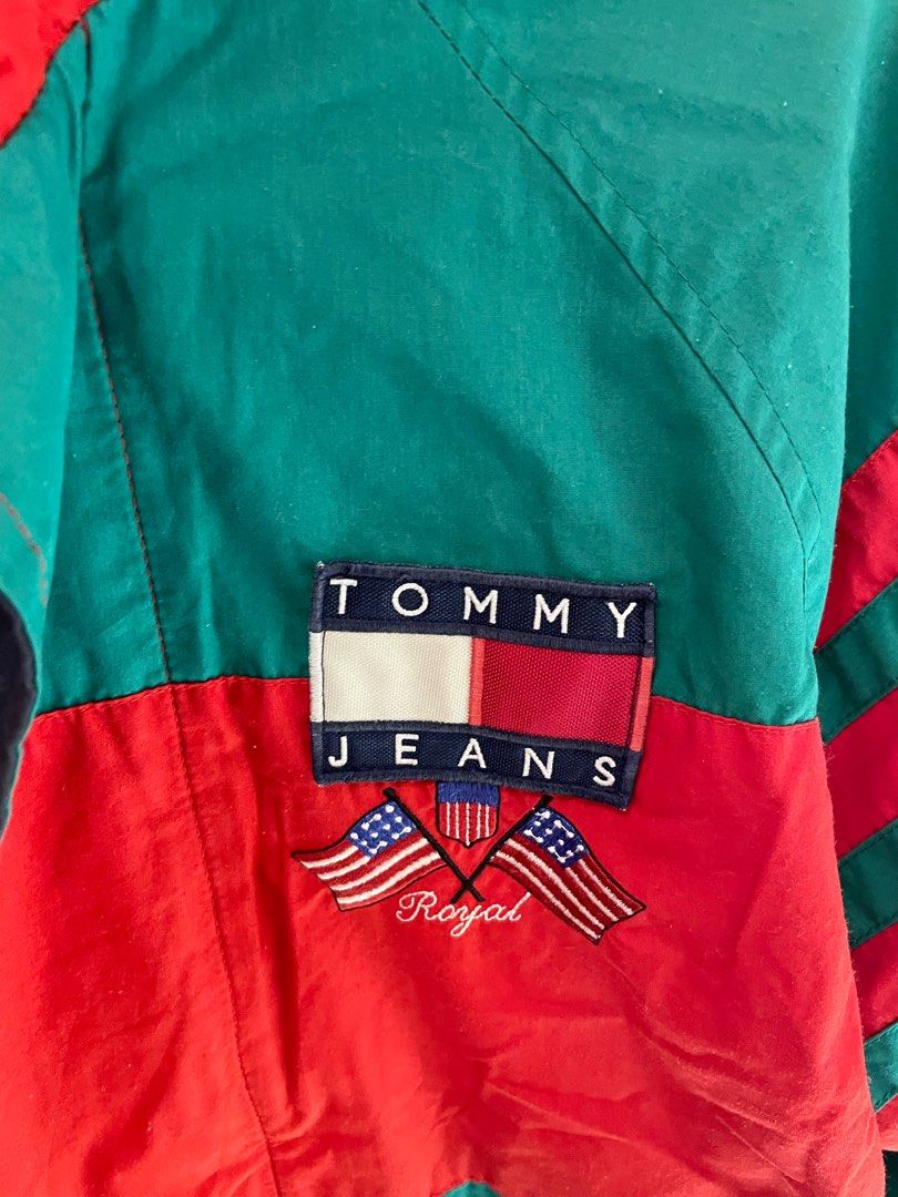 Tommy hilfiger windbreaker mens vintage on sale