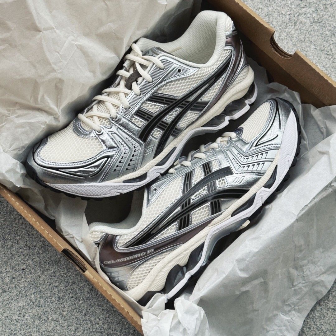 US 10.5 Asics Gel Kayano 14 Cream Black