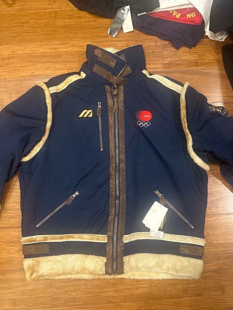 VINTAGE 1998 Mizuno Japan Olympic Jacket (Category: Coats, Jackets and Outerwear) located in Quezon City. Submitted by raffri (Listing ID 1318893803, Image 1). Description: It’s brand new with a tag. It’s just dirty because it’s been in storage. One clean and it’s good as new. Tag says it’s 49000 yen.