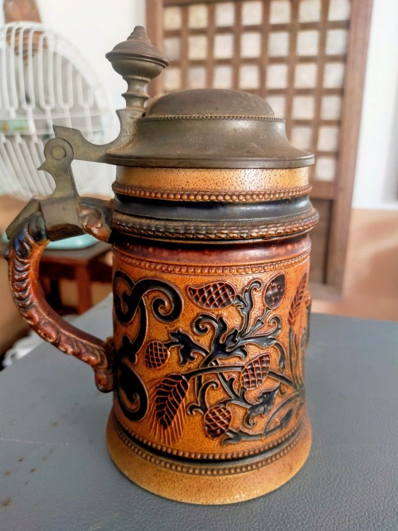 vintage german beer stein (Category: Vintage Collectibles) located in Quezon City. Submitted by dello5 (Listing ID 1318872044, Image 3). Description: Beer stein -500 ml capacity -good condition -German made beer stein -rare and vintage 1350php Tandang Sora QC area.