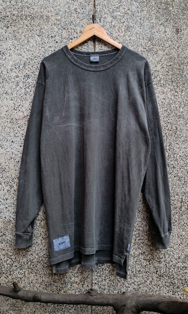 WTAPS PIGMENT DYED LONGSLEEVES (Category: Activewear) located in Davao. Submitted by st333tcartel (Listing ID 1318854714, Image 1). Description: SIZE X 04 Length 32/33.5 Width 23.5.