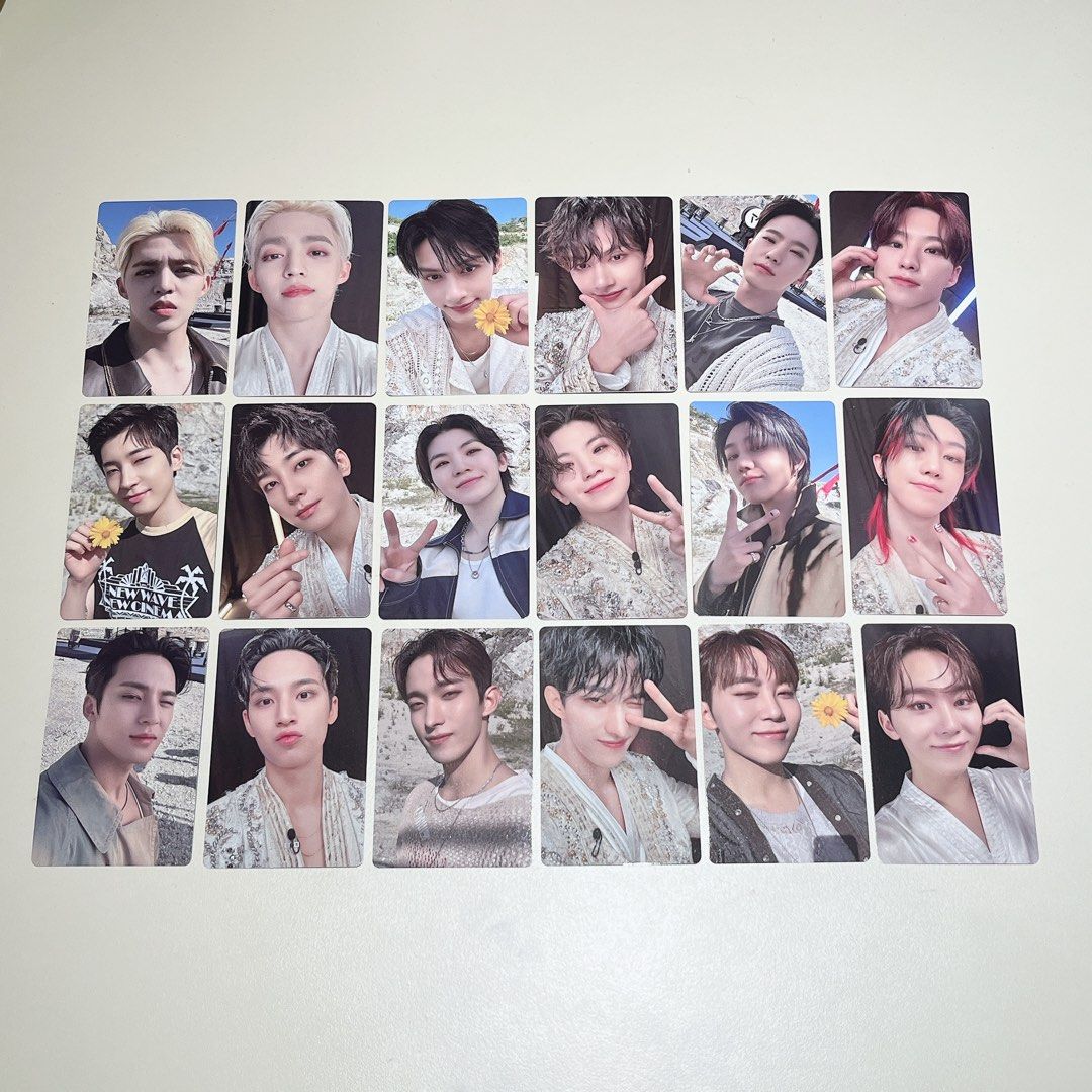 wts seventeen follow to seoul digicode photocards, Hobbies & Toys