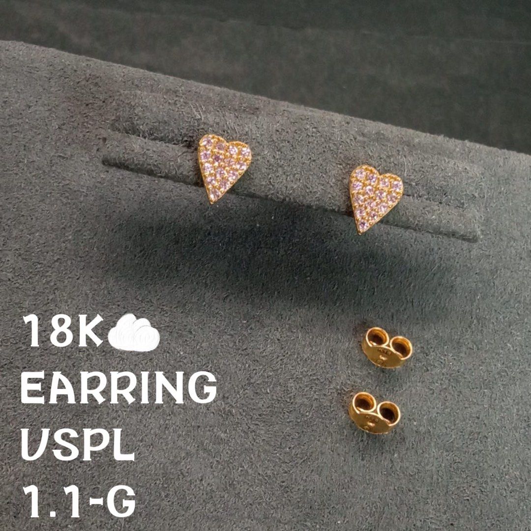 YG Assorted Heart Birthstones Stud Earring (Category: Earrings) located in Manila. Submitted by blggold (Listing ID 1318964714, Image 3). Description: Pls read this msg: Pls follow Me. No Physical Store Online Only. Click and send me the photo so I can give you the price. Pls take note prices per gram are different in each photo. No when worn you only can see in Weigh, Hand Palm, Finger or Coin. Gcash Or BDO Bank Transfer. No Lay Away Cash Only. 