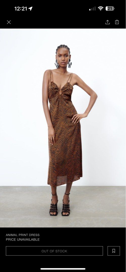 Zara dress (Category: Dresses) located in Makati City. Submitted by MyPurchases2021 (Listing ID 1318857204, Image 1). Description: .