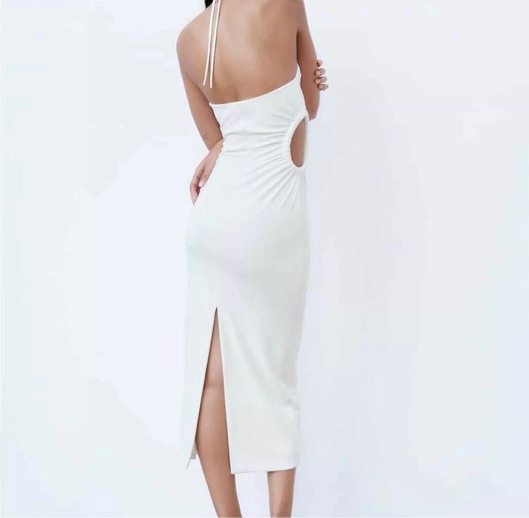 Zara White formal dress (Category: Dresses) located in Manila. Submitted by alphagirly (Listing ID 1318815852, Image 3). Description: Good as brandnew once used lang! Good for date, celebration, girls night, events!.