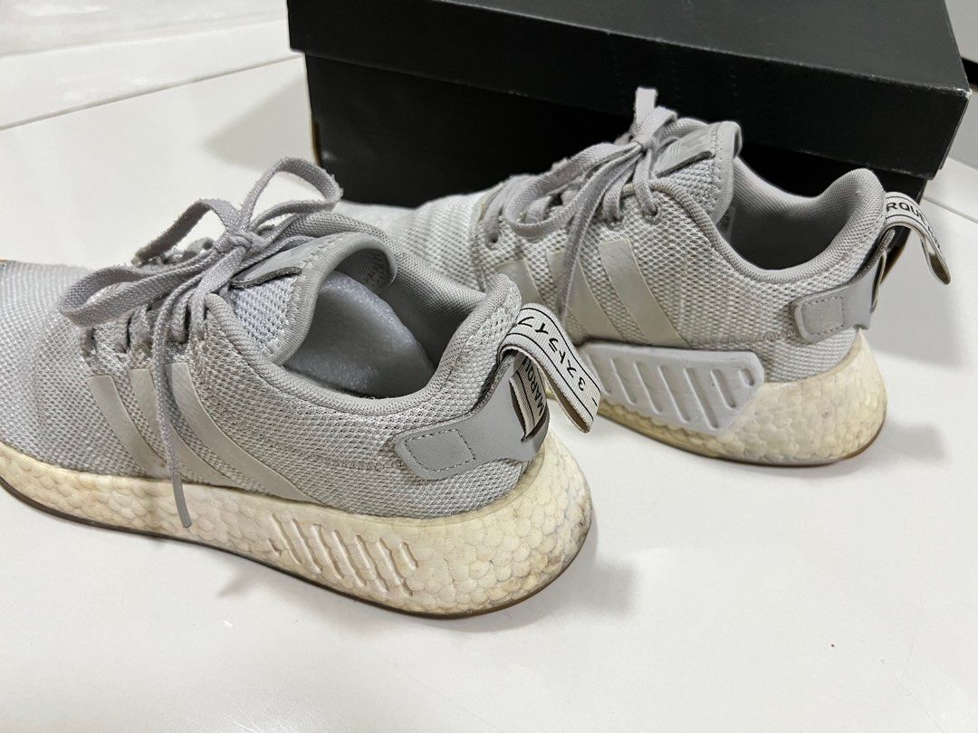 Adidas Men s NMD R2 Grey Gum Original CQ2403 Men s Fashion Footwear Sneakers on Carousell