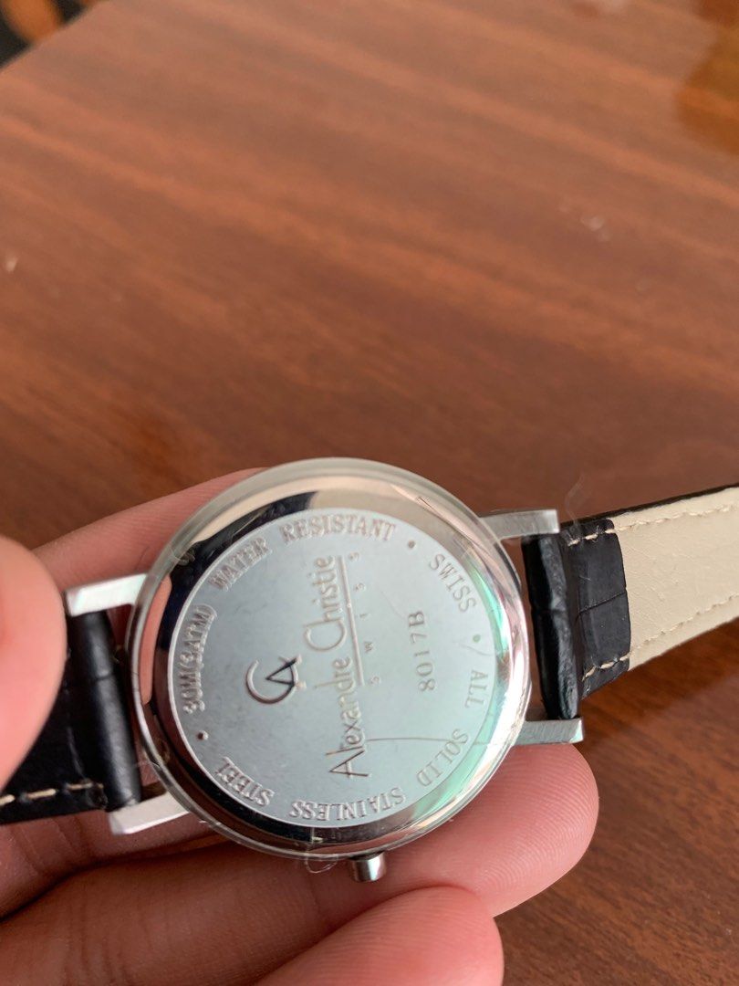 Alexandre christie swiss made watch slim
