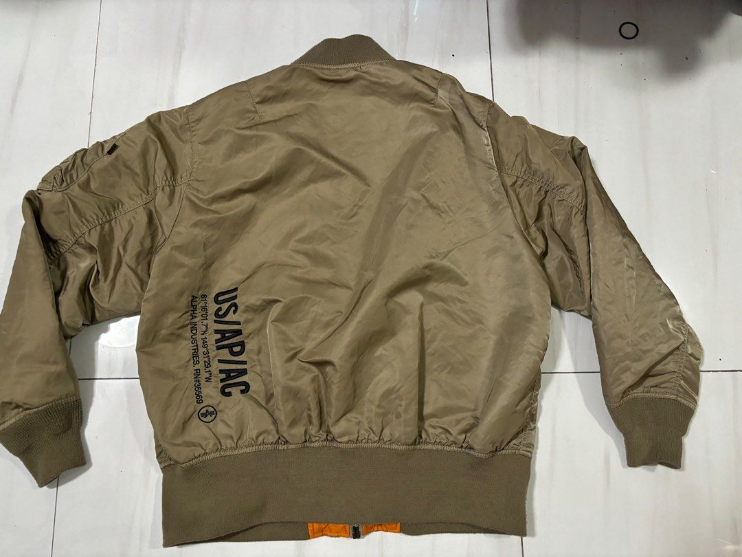 Alpha Industries reversible bomber jacket SMALL Men s Fashion Coats Jackets and Outerwear on Carousell