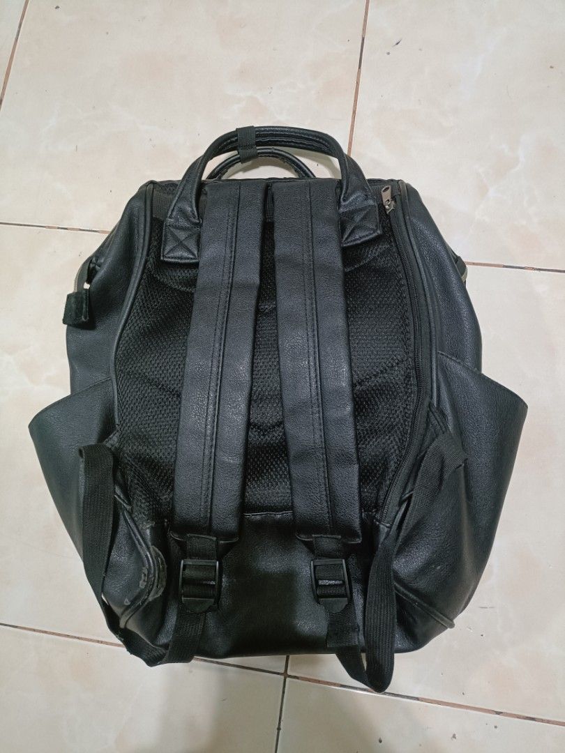 Anello by Carrot Company Japan Black Leather Backpack Women s Fashion Bags Wallets Backpacks on Carousell