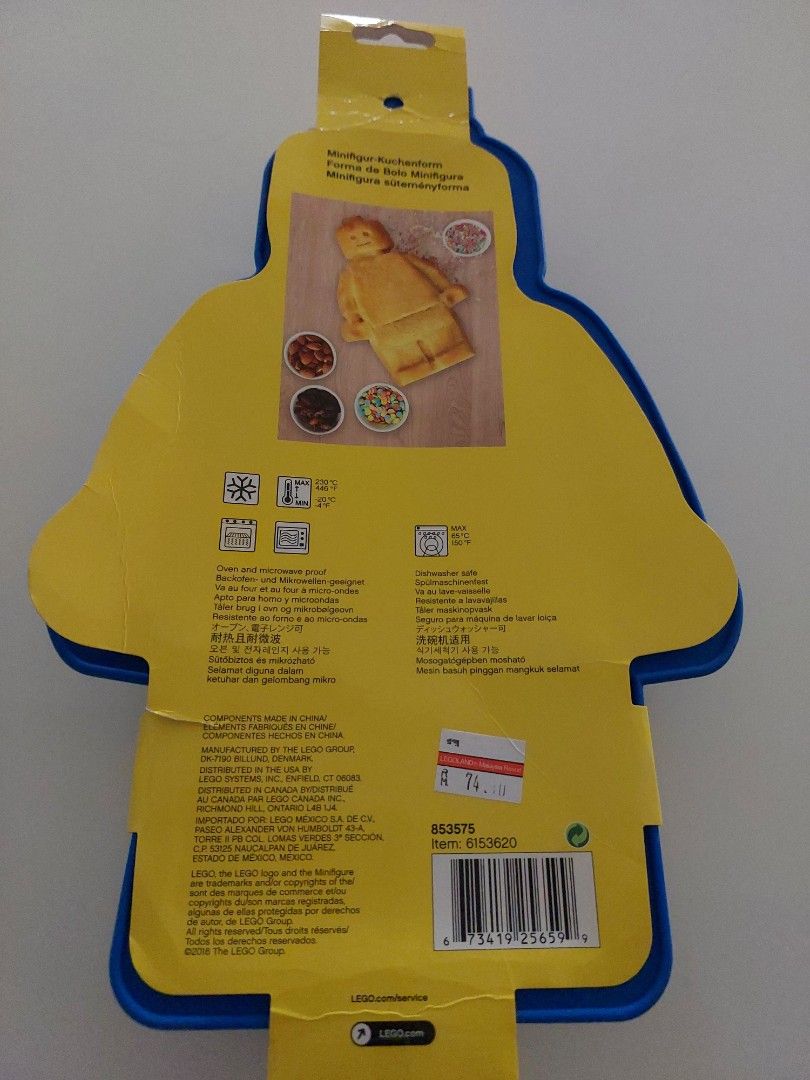 Lego Cake Mould Lego 853575 Authentic Lego Minifigure Cake Mould