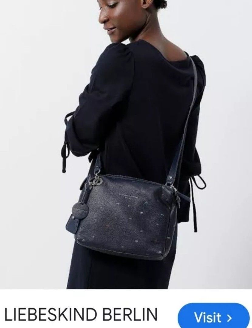 Authentic Liebeskind Berlin crossbody leather bag (Category: Luxury Bags & Wallets) located in Donsol. Submitted by saksthriftavenuebyluckymaria8 (Listing ID 1319081943, Image 1). Description: Authentic LIEBESKIND COW LEATHER SLING BAG CROSSBODY BAG. 10in length x 2.5in width x 9in height Handle drop 19in adjustable Excellent used condition No rips or tears Sturdy made of cow leather Liebeskind Arielle Crossbody Bag Product Details Style No. 4558