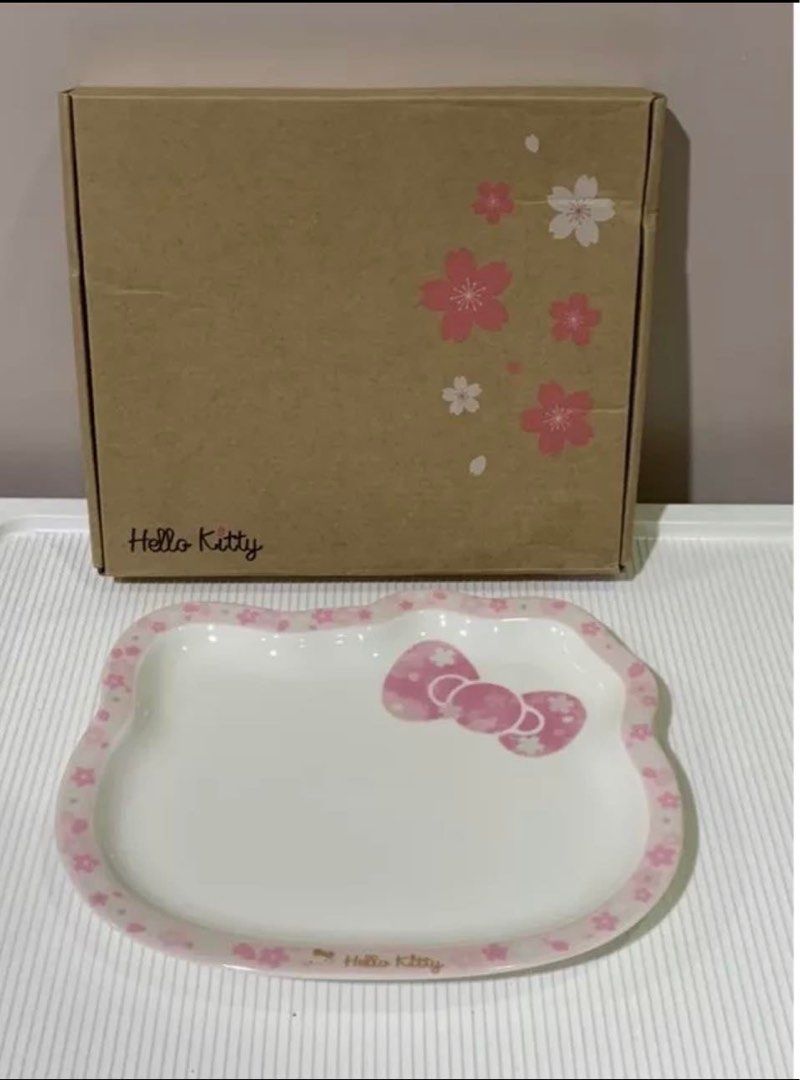 Authentic sanrio hello kitty sakura plate (Category: Dinnerware & Cutlery) located in Manila. Submitted by mybeadshop (Listing ID 1319015785, Image 2). Description: .