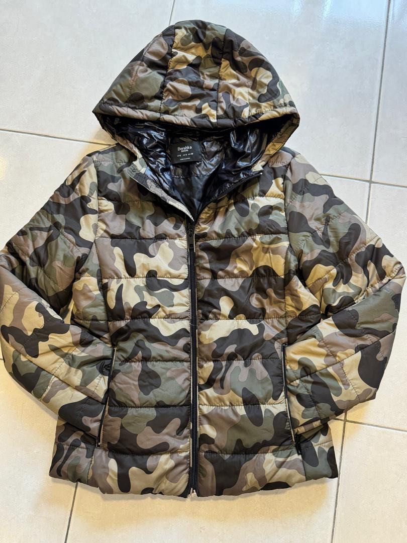 Bershka camo jacket new arrivals
