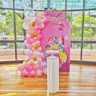 Care Bear Backdrop Birthday Backdrop Banner Pink Happy Birthday Decorations Colorful... 1st Birthday Backdrop Girl
