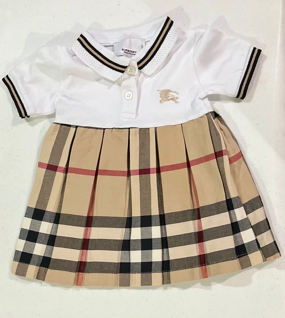 Burberry Dress 0 6 months Babies Kids Babies Kids Fashion on Carousell