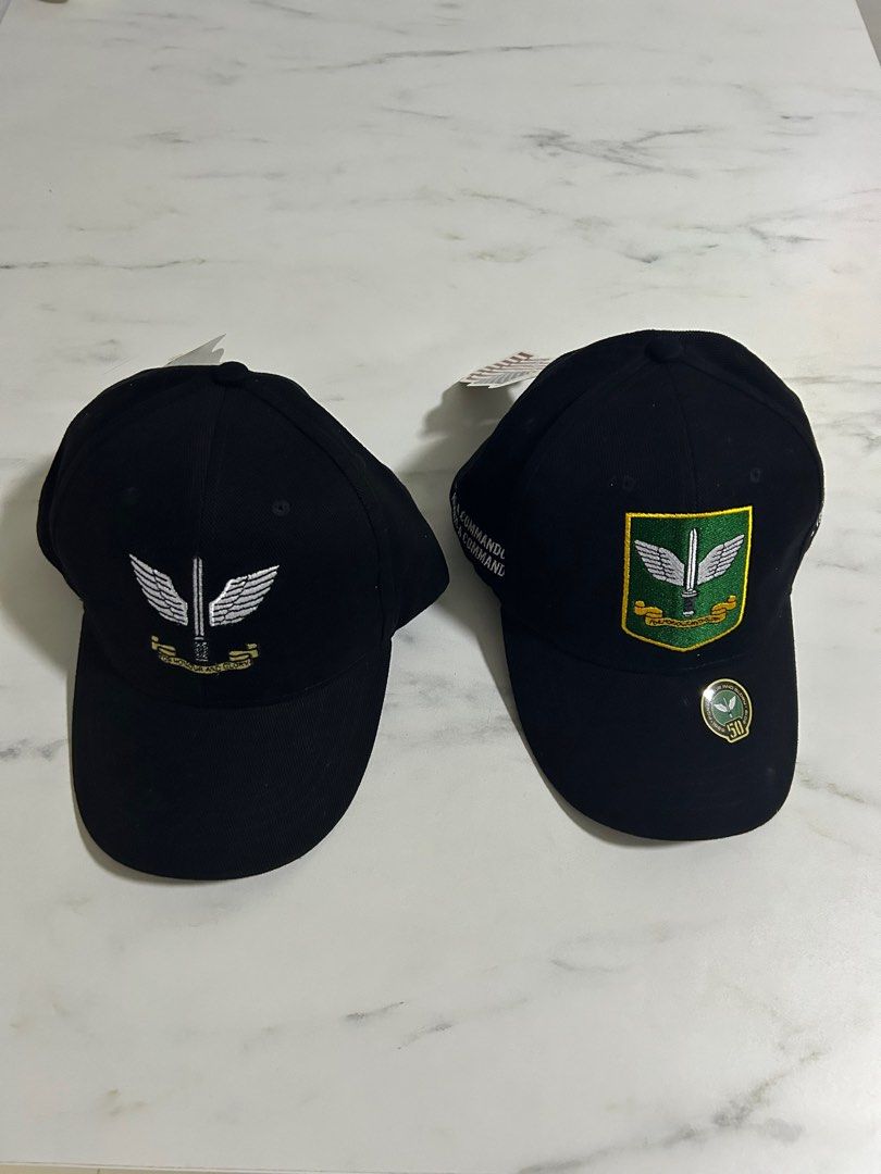 Commando Caps (Full Set) (Category: Caps & Hats) located in Singapore. Submitted by sheepdog90 (Listing ID 1319061504, Image 1). Description: 1 piece $20/- [Retail Price $25/-] 2 pieces (Full Set) $35/- [Retail Price $50/-] DM for enquiries!🙂.