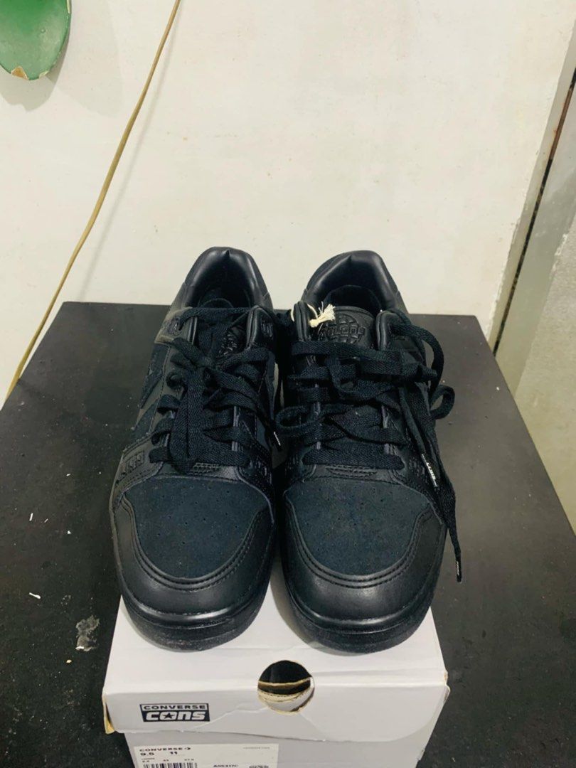 Converse as - 1 pro ox / Triple Black (Category: Sneakers) located in Quezon City. Submitted by thessa.tapia (Listing ID 1319019343, Image 1). Description: Converse as-1 pro ox/ Triple Black Brand New/Box - Original with Extra Lace Available Sizes: 8/8.5, 9/9.5.