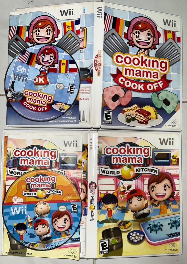 COOKING MAMA COOK OFF WORLD KITCHEN NINTENDO WII GAMES
