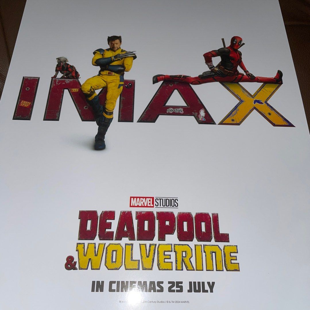 DEADPOOL & WOLVERINE POSTER, Hobbies & Toys, Collectibles & Memorabilia