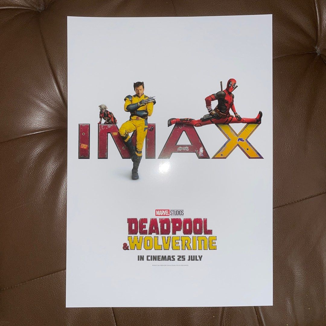 DEADPOOL & WOLVERINE POSTER, Hobbies & Toys, Collectibles & Memorabilia