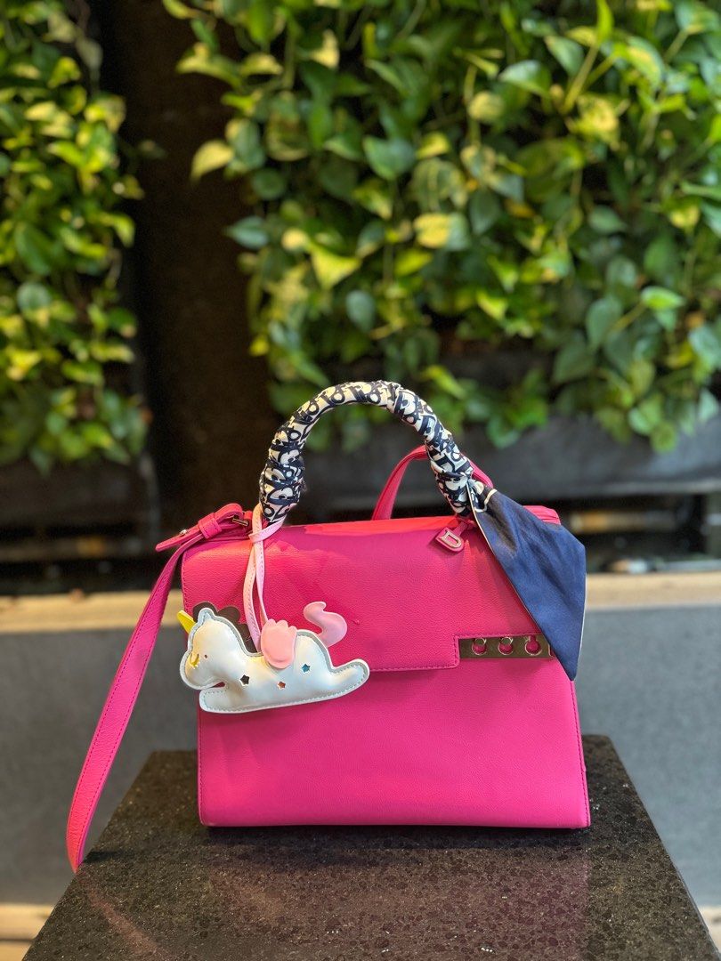 Delvaux Tempete MM in Pink. Gold hardware Luxury Bags Wallets on Carousell