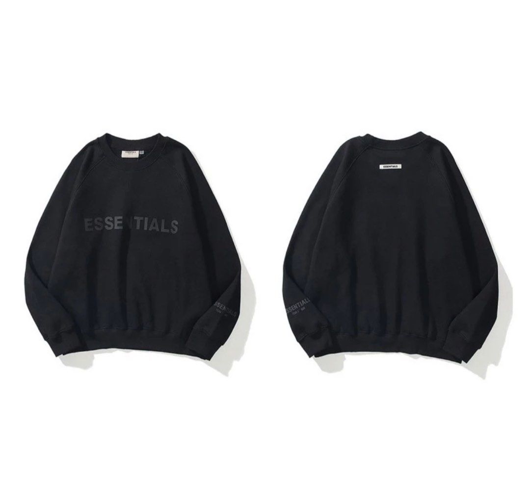 Essentials Sweater (Category: Coats, Jackets and Outerwear) located in Singapore. Submitted by muhamed00 (Listing ID 1319081539, Image 2). Description: Only have in two colours for now Sold out in grey Dm for sizes.