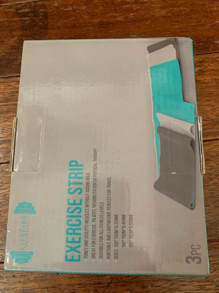 EXERCISE STRIP (Category: Exercise Mats) located in Makati City. Submitted by goodfindsonly (Listing ID 1319143446, Image 2). Description: Brand new. 3 pc inside.