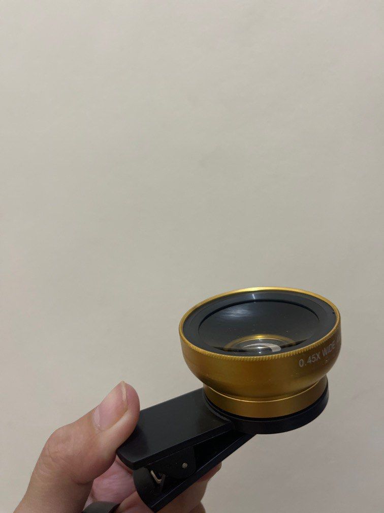 Fish Eye Lens for Phone (Category: Lens & Kits) located in Muntinlupa City. Submitted by wandererxseller (Listing ID 1319062339, Image 3). Description: Fish eye lens for phone cameras. Inclusive of pouch, fish eye lens camera, and lens cover. Location: Putatan, Muntinlupa City Shipping cost should be shouldered by the buyer. .