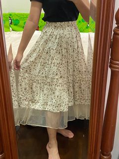 100 affordable floral long skirt For Sale Skirts Carousell Singapore