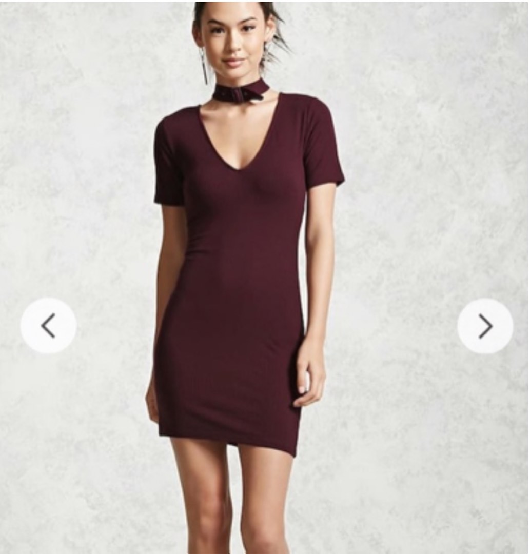 Choker dress forever 21 deals