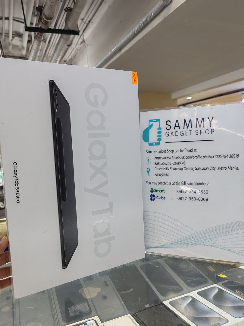 Galaxy Tab S9 Ultra Wifi (Category: Android) located in Quezon City. Submitted by ronalynac40976 (Listing ID 1318993460, Image 1). Description: Galaxy Tab S9 Ultra Wifi Hk Variant/With Keyboard Brandnew & Sealed 12/256 Dm or call 09279500069 Php; 57,000.