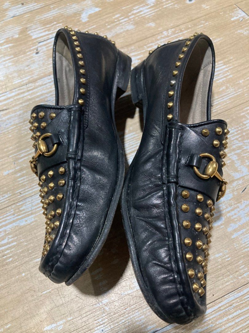 Gucci mens studded shoes shop