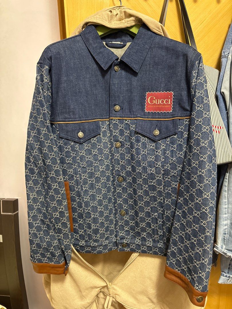 Vintage gucci denim jacket outlet