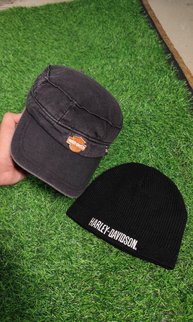 HARLEY DAVIDSON CAP AND BONNET ASPAK Men s Fashion Watches Accessories Caps Hats on Carousell