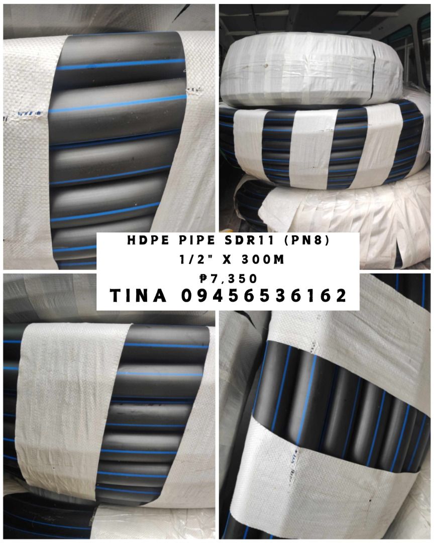 HDPE Pipe SDR11 PN8 1/2 x 300m (Category: Construction & Building Materials) located in Manila. Submitted by tina.sales (Listing ID 1319062986, Image 1). Description: HDPE Pipe SDR11 PN8 1/2 x 300m 𝑹𝑶𝑩𝑨𝑹𝑻 𝑪𝑶𝑵𝑺𝑻𝑹𝑼𝑪𝑻𝑰𝑶𝑵 𝑺𝑼𝑷𝑷𝑳𝑰𝑬𝑺 𝑶𝒇𝒇𝒊𝒄𝒆 𝑨𝒅𝒅𝒓𝒆𝒔𝒔: 𝟏𝟒𝟎𝟓 𝒀𝒖𝒔𝒆𝒄𝒐 𝑺𝒕. 𝑺𝒕𝒂 𝑪𝒓𝒖𝒛 𝑴𝒂𝒏𝒊𝒍𝒂 𝑺𝑬𝑵𝑫 𝑼𝑺 𝑴𝑬𝑺𝑺𝑨𝑮𝑬 𝑭𝑶𝑹 𝑰𝑵𝑸𝑼𝑰𝑹𝑰𝑬𝑺 ‼️ ‼️ 𝑮𝒍𝒃𝒆 - (𝟢𝟫𝟒𝟓-𝟔𝟓𝟑-𝟔𝟏𝟔𝟐) 𝑻.𝑴. - (𝟢