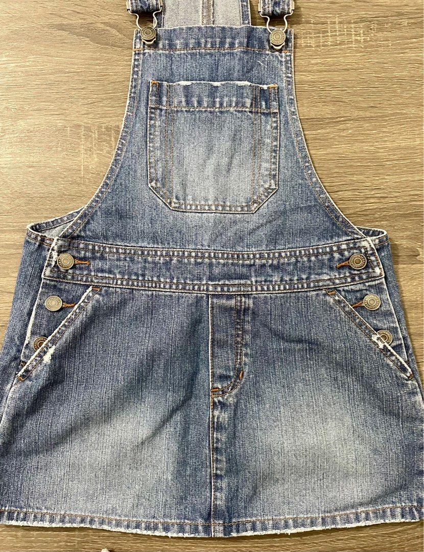 Hollister denim jumpsuit cheap