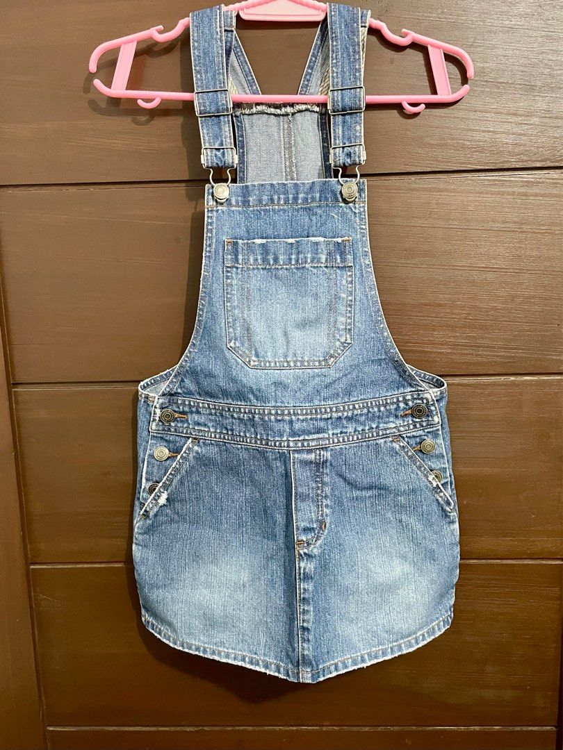 Hollister denim jumpsuit cheap