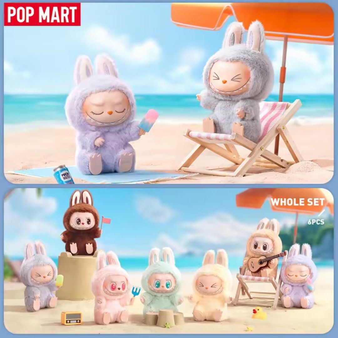 INSTOCK] POPMART LABUBU HAVE A SEAT VINYL PLUSH BLIND BOXES 