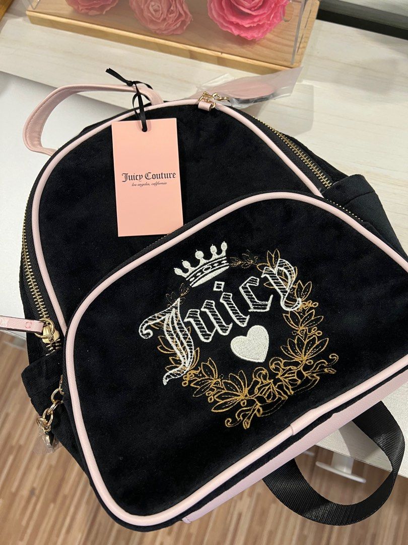 Juicy couture velvet backpack outlet