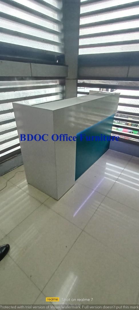 Laminated Reception Counter/Desk - Office Furniture, Furniture & Home ...