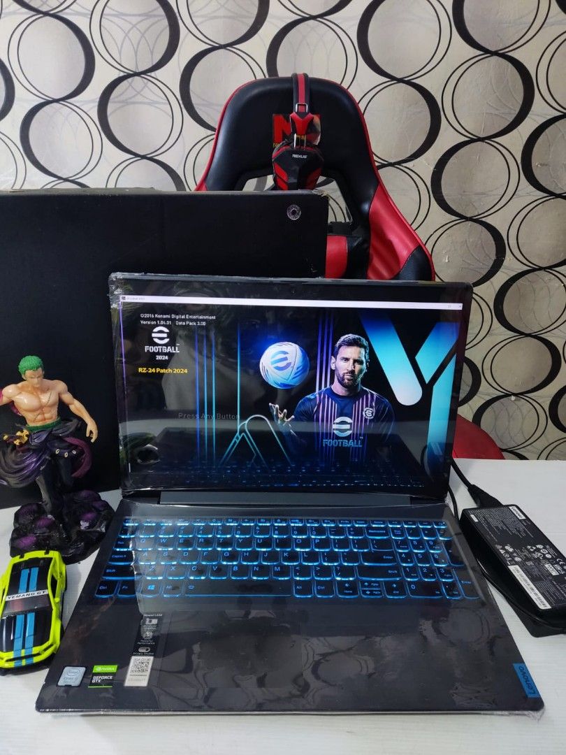 Lenovo Ideapad Gaming L340 Core i7 Gen9 Ram 16GB SSD 512GB VGA Nvidia GTX  1650 Siap Pakai