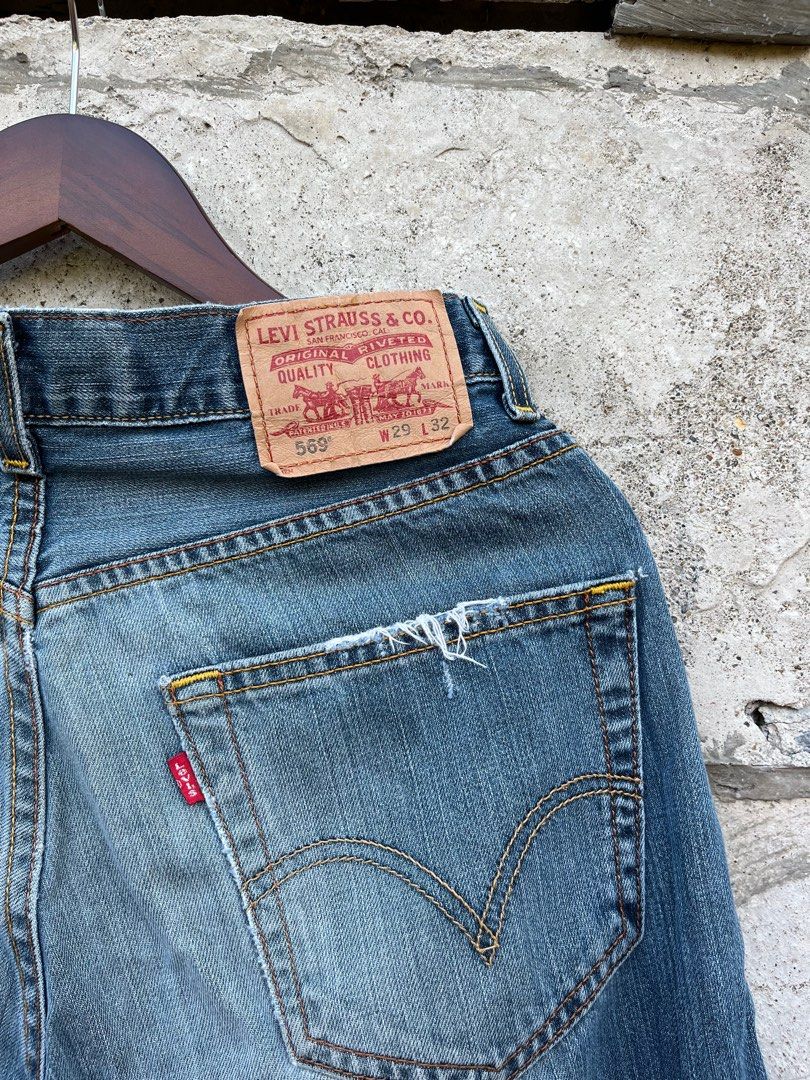 LEVIS 569 LOOSE STRAIGHT BAGGY Men s Fashion Bottoms Jeans on Carousell