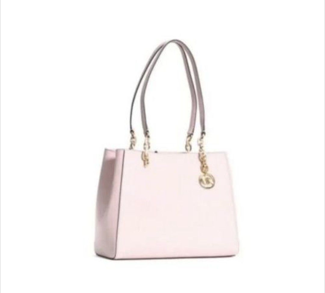 Michael Kors Women s Sofia Saffiano Leather large baby pink Tote bag shoulder bag Michael kor pink bag Women s Fashion Bags Wallets Shoulder Bags on Carousell